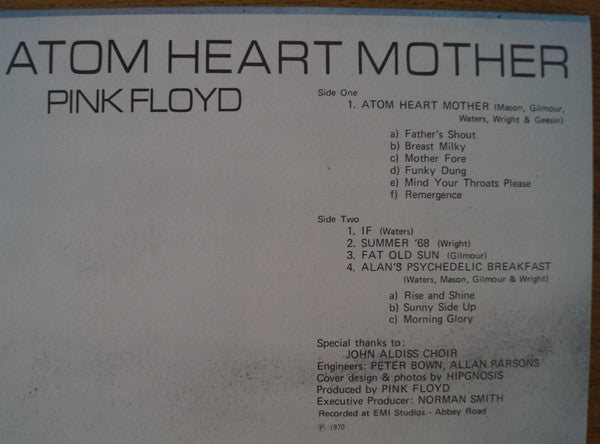 Atom Heart Mother = 原子心母