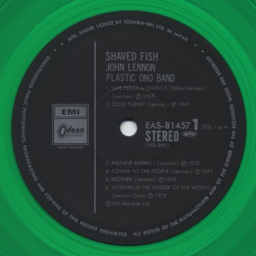 Shaved Fish