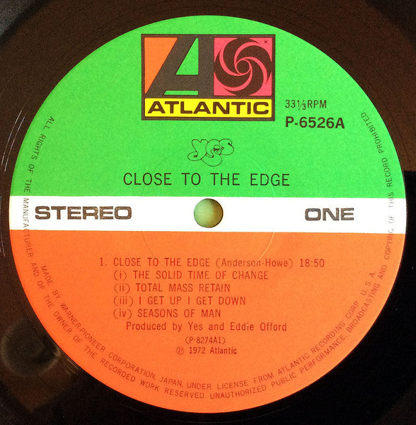 Close To The Edge = 危機