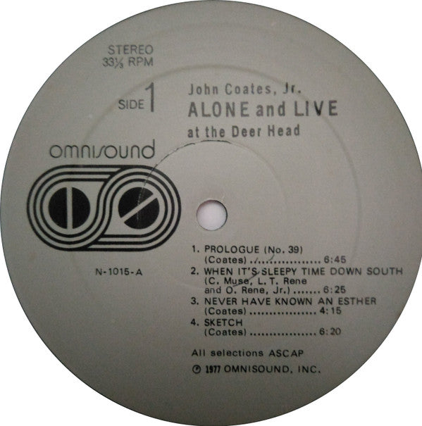 Alone And Live At The Deer Head