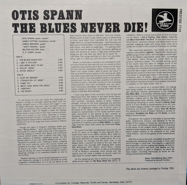 The Blues Never Die!