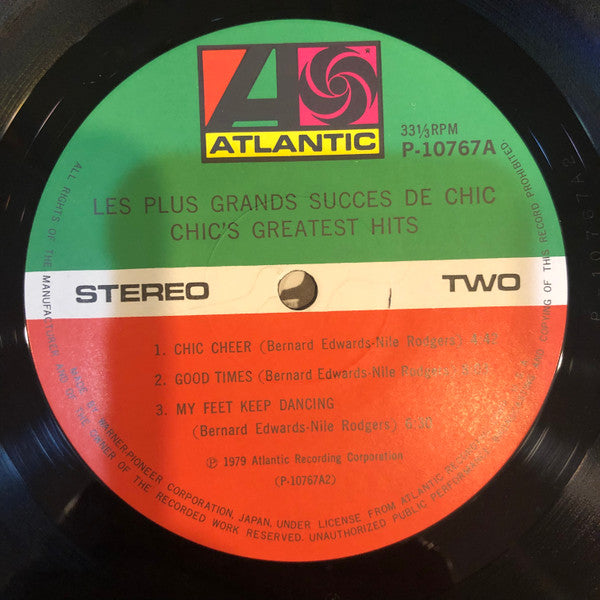 Les Plus Grands Succes De Chic = Chic's Greatest Hits