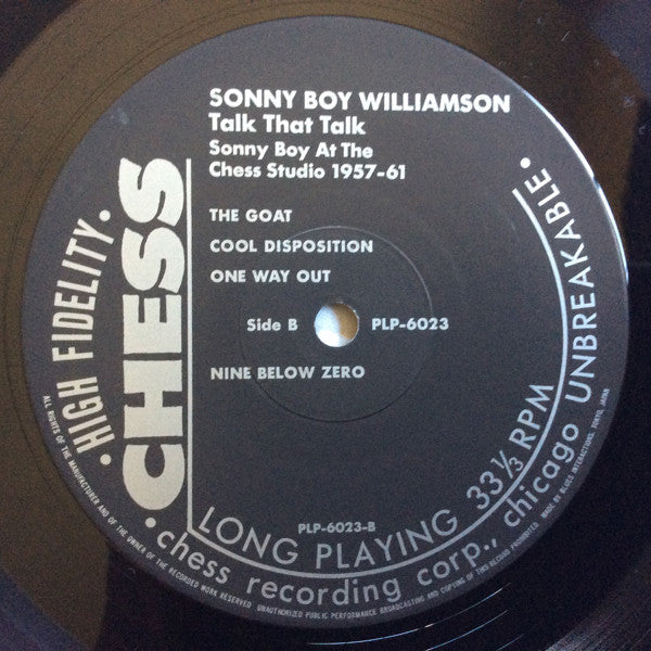 Talk That Talk (Sonny Boy At The Chess Studio 1957-61)