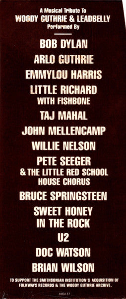Folkways: A Vision Shared (A Tribute To Woody Guthrie And Leadbelly)