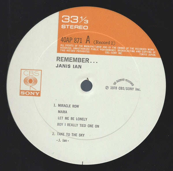 Remember ...