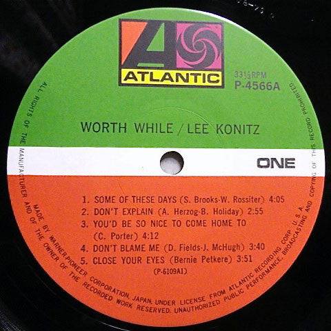 Worth While Konitz
