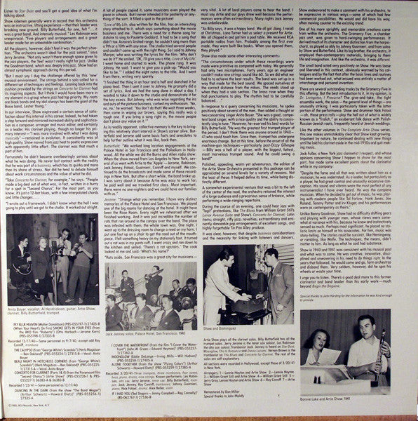 The Complete Artie Shaw Volume IV 1940/1941