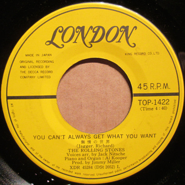 Honky Tonk Women / You Can't Always Get What You Want
