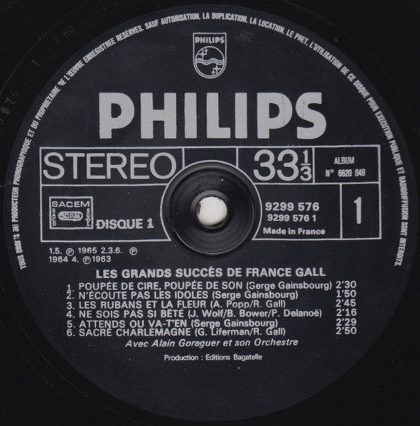 Les Grands Succès De France Gall