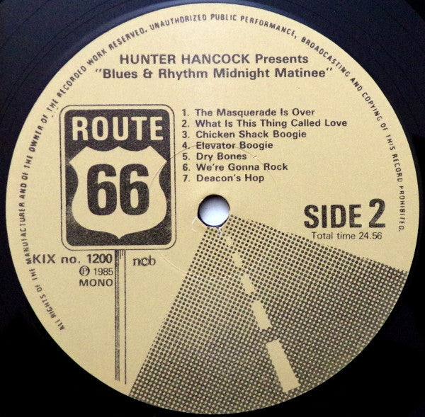 Hunter Hancock Presents Blues & Rhythm Midnight Matinee 1951