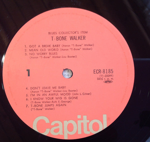 The Great Blues Vocals And Guitar Of T-Bone Walker (His Original 1942-1947 Performances)
