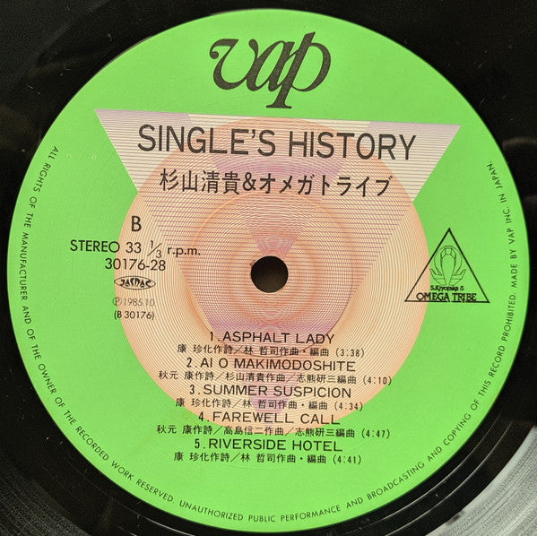 Single's History = シングルス・ヒストリー