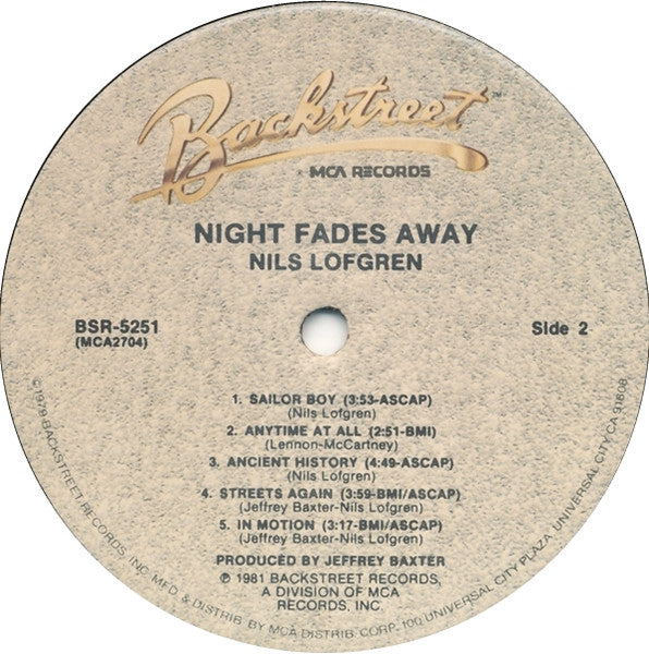 Night Fades Away