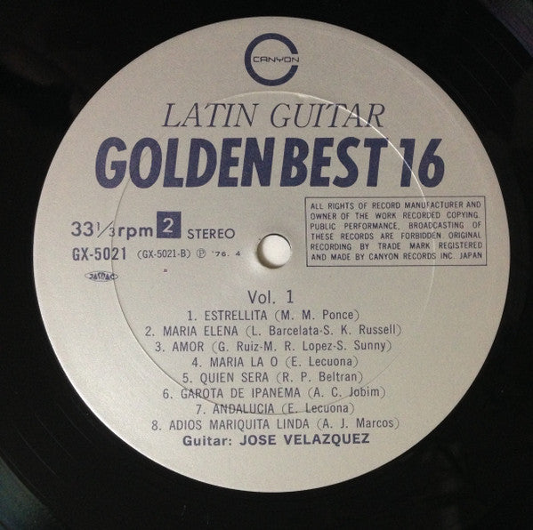 Latin Guitar Golden Best 16 - Vol.1