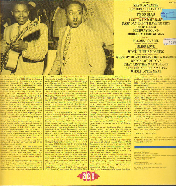 Release: Unknown Release-Vinyl-UK-1987-CHD 201-6239296