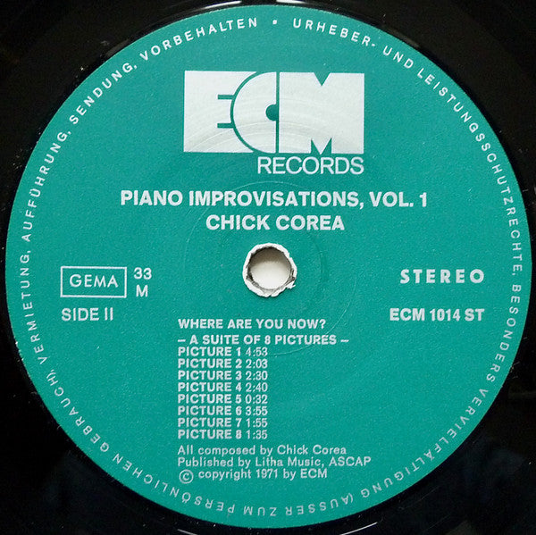 Piano Improvisations Vol. 1