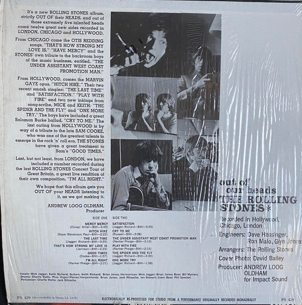 Release: Out Of Our Heads-Vinyl-US-1981-PS 429-21895288