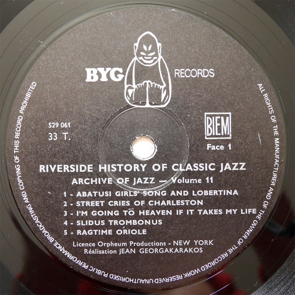 Archive Of Jazz Volume 11 - Riverside History Of Classic Jazz