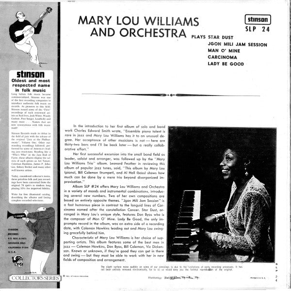 Mary Lou Williams And Orchestra