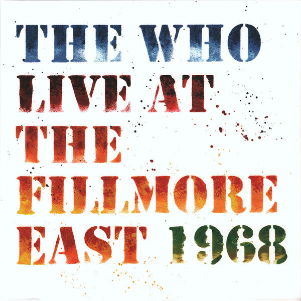 Live At The Fillmore East 1968