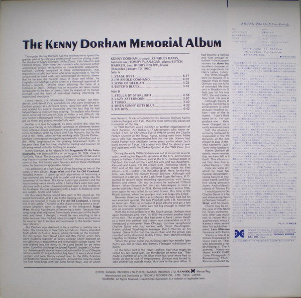The Kenny Dorham Memorial Album