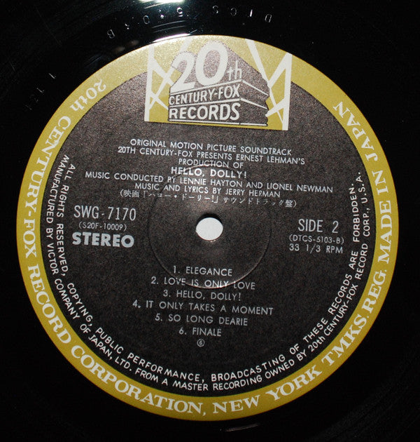 Hello, Dolly! (Original Motion Picture Soundtrack Album)