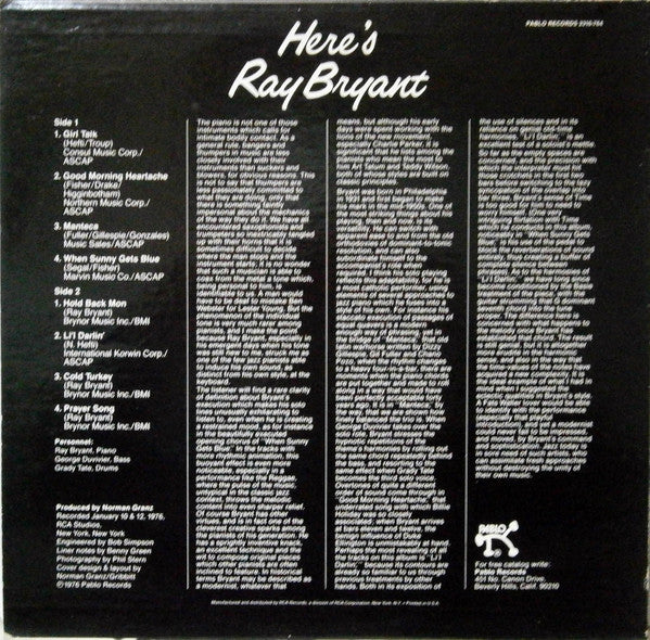 Here's Ray Bryant