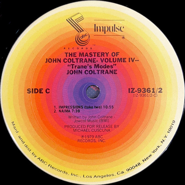 The Mastery Of John Coltrane / Vol. IV "Trane's Modes"