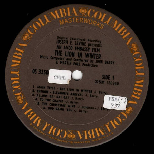 The Lion In Winter (The Original Sound Track Recording)