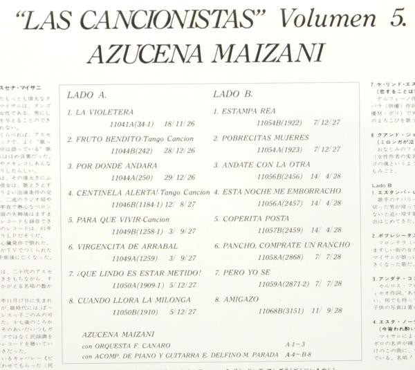 Las Cancionistas Volumen 5.