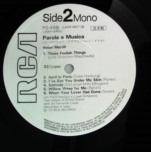 Parole E Musica