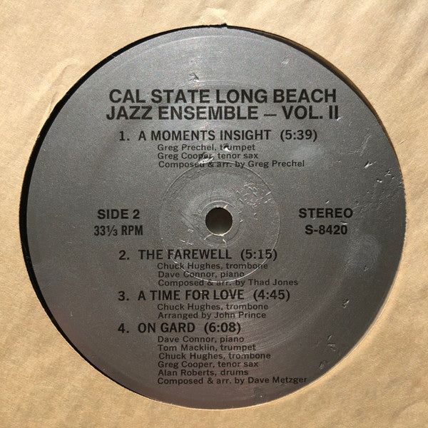 California State University Long Beach Jazz Vocal Ensemble Volume II