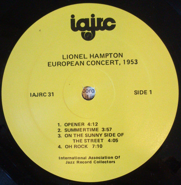 European Concert, 1953