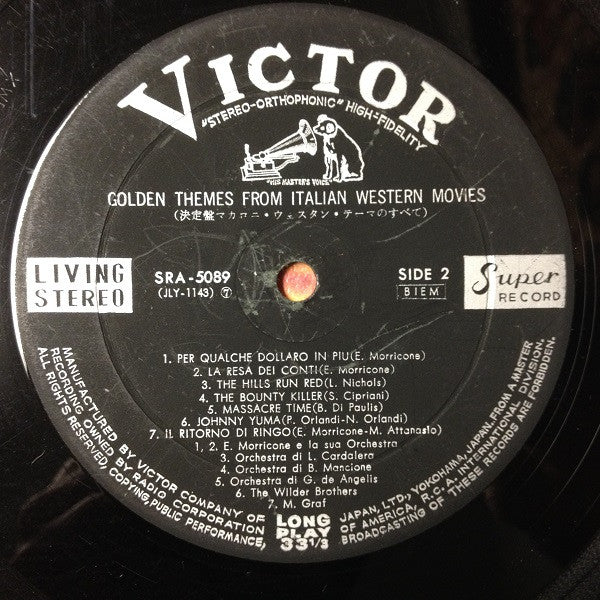 マカロニ・ウェスタン・テーマのすべて = Golden Themes From Italian Western Movies