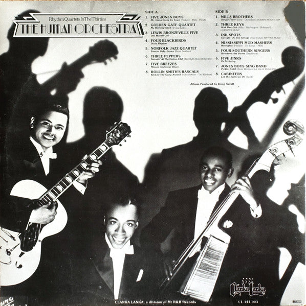 The Human Orchestra (Rhythm Quartets In The Thirties)