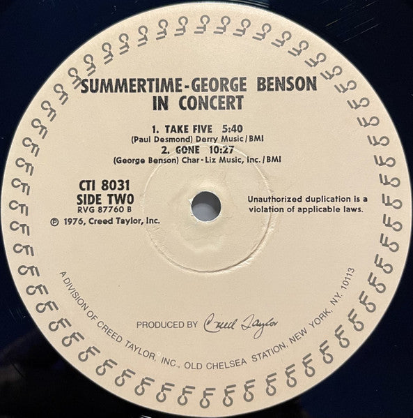 In Concert - Summertime