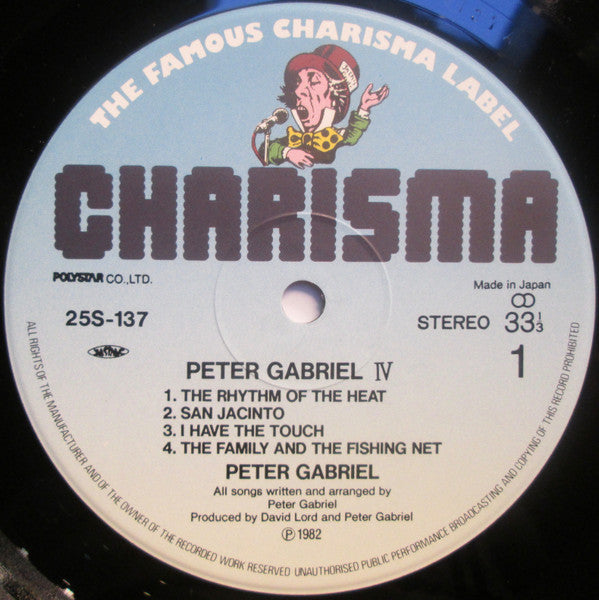 Peter Gabriel IV