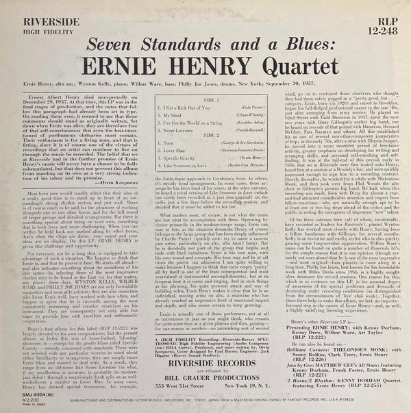 Seven Standards And A Blues
