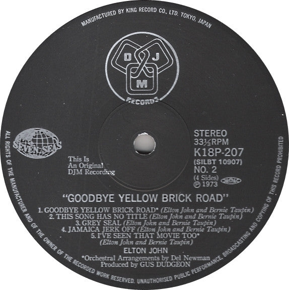 Goodbye Yellow Brick Road