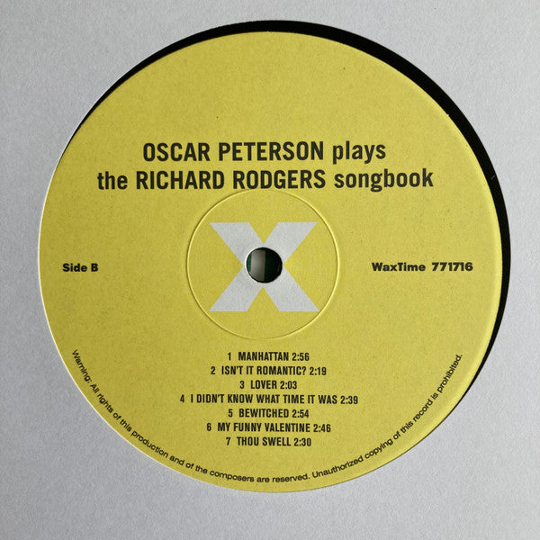 Oscar Peterson Plays The Richard Rodgers Songbook