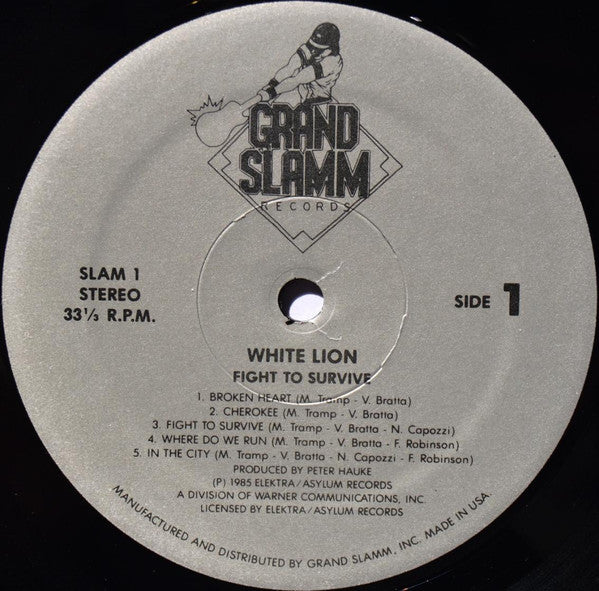 Release: Fight To Survive-Vinyl-US-1987-SLAM 1-2368949