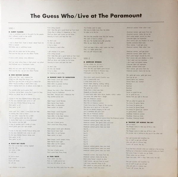 Live At The Paramount