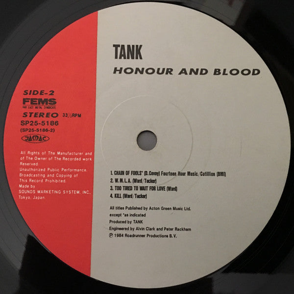 Honour And Blood