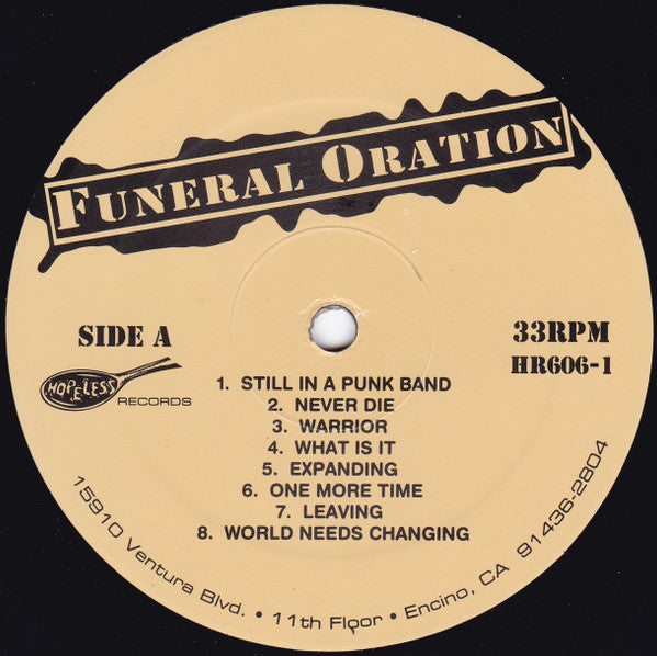 Funeral Oration