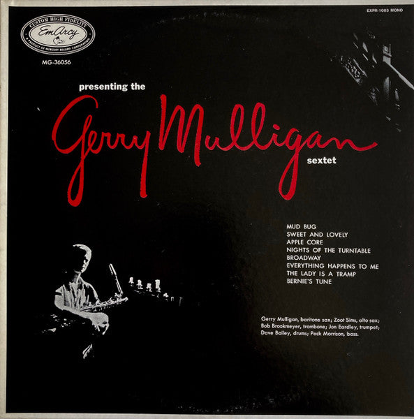 Presenting The Gerry Mulligan Sextet
