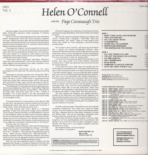 Release: Unknown Release-Vinyl-US-1986-HSR-228-5571758