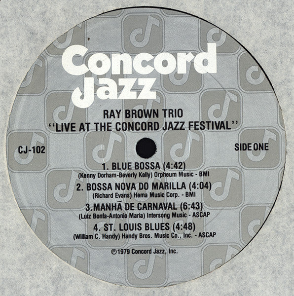 Live At The Concord Jazz Festival 1979