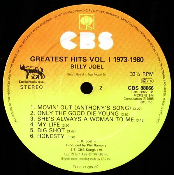Greatest Hits Volume I & Volume II
