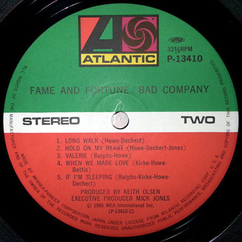 Fame And Fortune
