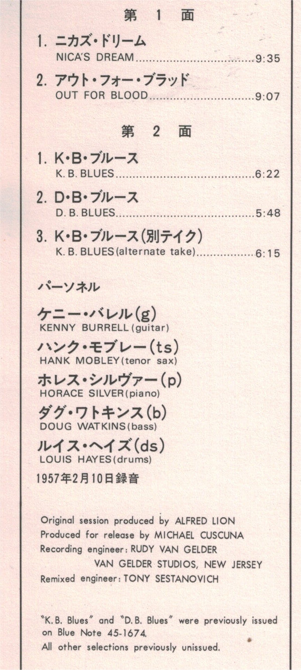 K.B.Blues = K・B・ブルース